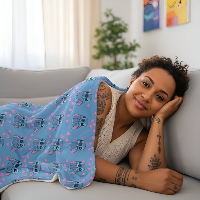 Cobertor Sherpa Stitch Sherpa Blanket (Criador carregado)