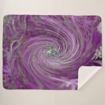 Suavidade Floral legal Abstrato púrpura