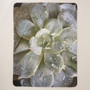 Cobertor Sherpa Succulent Sherpa Blanket