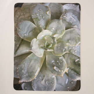 Cobertor Sherpa Succulent Sherpa Blanket
