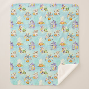 Cobertor Sherpa Sugar Skulls Sherpa Blanket