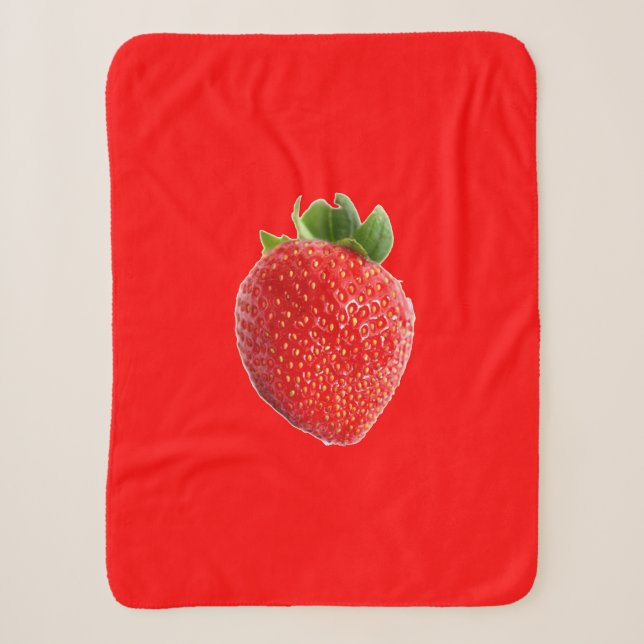 Cobertor Sherpa Summer Strawberry (Frente)