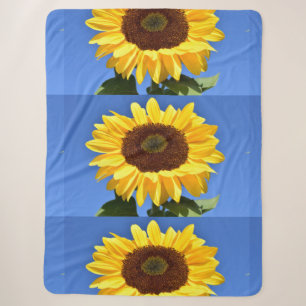Cobertor Sherpa SUNFLOWERS Sherpa Blanket