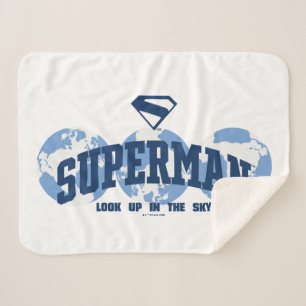 Cobertor Sherpa Super-Homem no Mundo