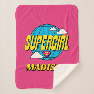 Cobertor Sherpa Supergirl Gráfico Pop Global