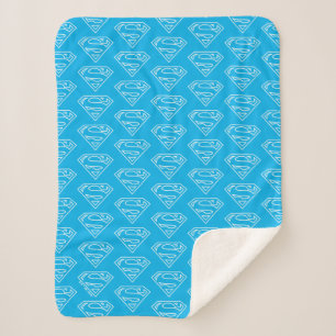 Cobertor Sherpa Supergirl Outline S-Shield