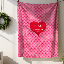 Cobertor Sherpa Sweet Love Hearts Gift for Husband Blanket