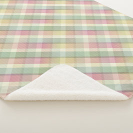 Cobertor Sherpa Tartan colorido Sherpa Blanket