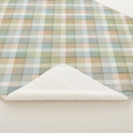 Cobertor Sherpa Tartan colorido Sherpa Blanket
