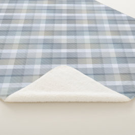 Cobertor Sherpa Tartan colorido Sherpa Blanket