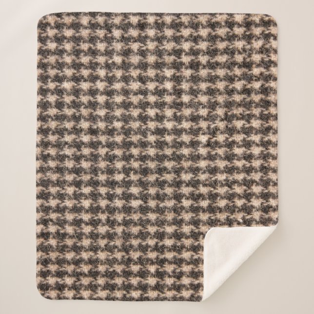Cobertor Sherpa Tartan Design Cloture Texture (Frente)