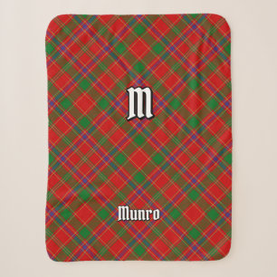 Cobertor Sherpa Tartan do Clã Munro