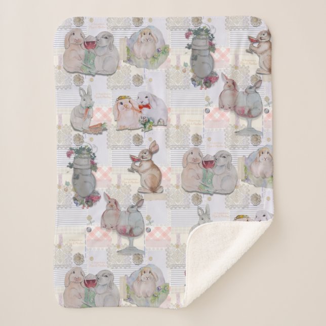 Cobertor Sherpa Tema Pipa e Marlow (Frente)