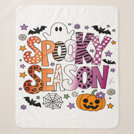 Cobertor Sherpa Temporada Assustadora de Halloween Lésbica
