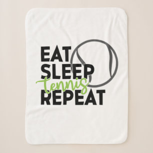 Cobertor Sherpa Tenista Comer Dormir Tênis Repetir