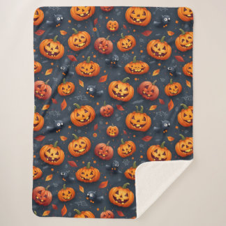 Cobertor Sherpa Termo das Halloween Grande Sherpa Blanket