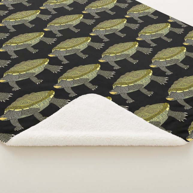 Cobertor Sherpa Terrapin (pattern blanket) - Sherpa Blanket (3/4)