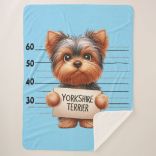 Cobertor Sherpa Terrier Yorkshire Travesso