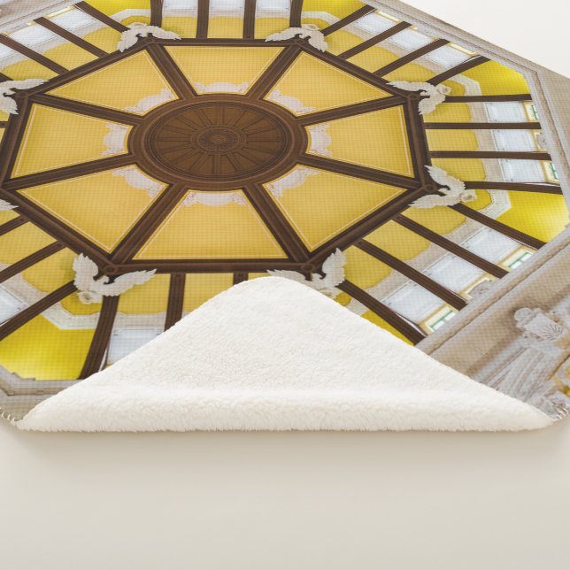 Cobertor Sherpa Teto decorado na estação de Tóquio (3/4)