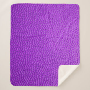 Cobertor Sherpa Textura cutânea roxa