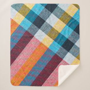 Cobertor Sherpa Textura fechada de Tecido, estilo tailandês