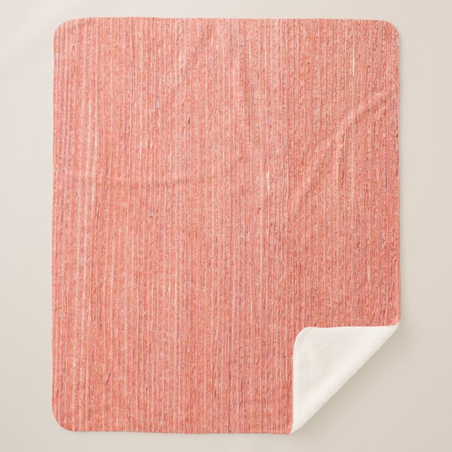 Cobertor Sherpa Textura natural de madeira castanha e fundo sem co (Frente)