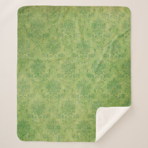 Cobertor Sherpa Textura verde-modelo de fundo