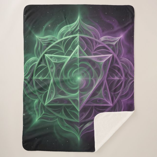 Cobertor Sherpa The 7 Chakras´1 (Frente)