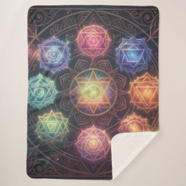 Cobertor Sherpa The 7 Chakras´8