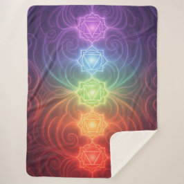 Cobertor Sherpa The 7 Chakras´9