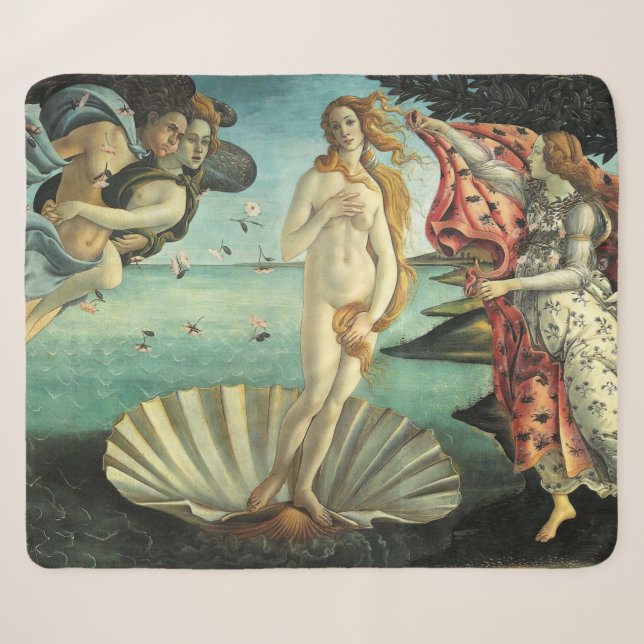Cobertor Sherpa The Birth of Venus (Frente (Horizontal))