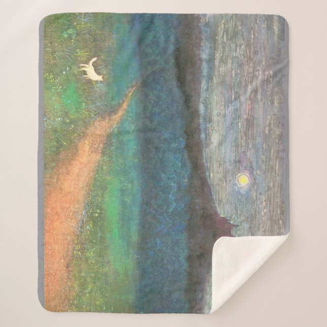 Cobertor Sherpa The Cat's Midnight Journey (Frente)