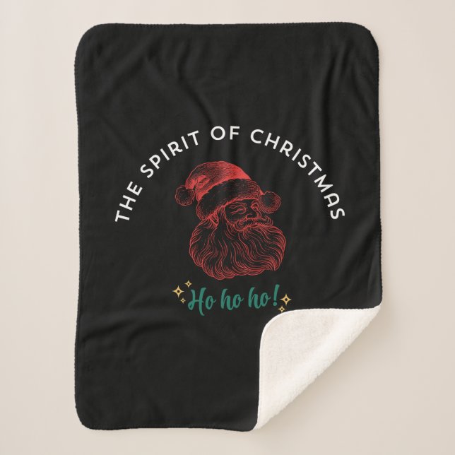 COBERTOR SHERPA THE SPIRIT OF CHRISTMAS (Frente)