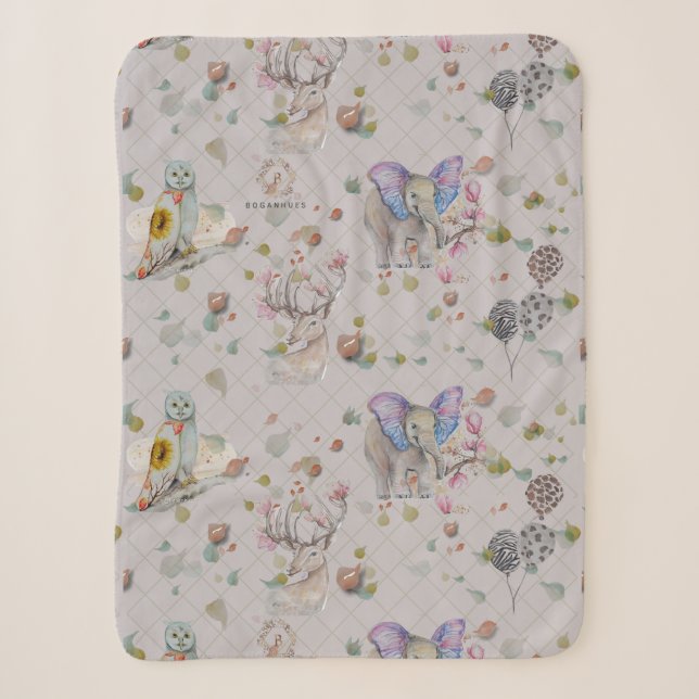 Cobertor Sherpa Theme Baby (Frente)
