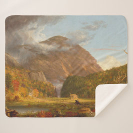 Cobertor Sherpa Thomas Cole A View of Mountain Pass