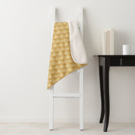 Cobertor Sherpa Thread do Dourado Sherpa Blanket - Adiela Akoo
