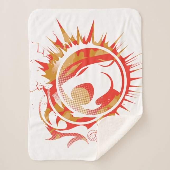 Cobertor Sherpa ThunderCats | Explosive Logo Graphic (Frente)