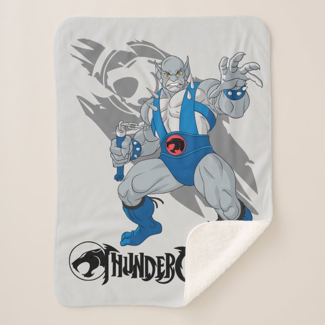 Cobertor Sherpa ThunderCats | Panthro Character Graphic (Frente)