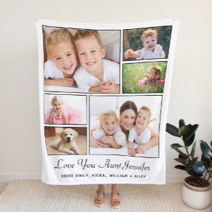 Cobertor Sherpa Tia Love You Personalised Photo