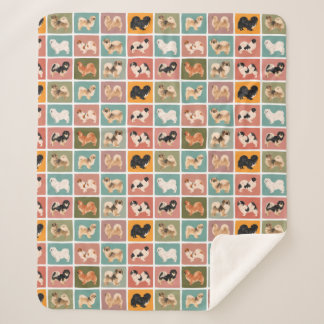 Cobertor Sherpa Tibetano - Espanhol Multi-Colorido Sherpa Blanket