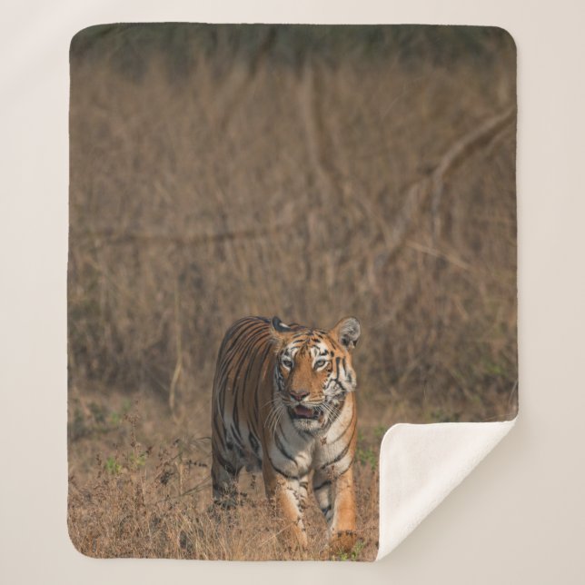 COBERTOR SHERPA TIGER PORTRAIT (Frente)