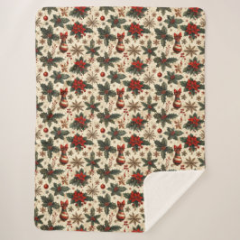 Cobertor Sherpa Timeless Christmas