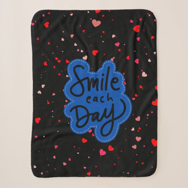 Cobertor Sherpa Tipografia Sorriso (Frente)