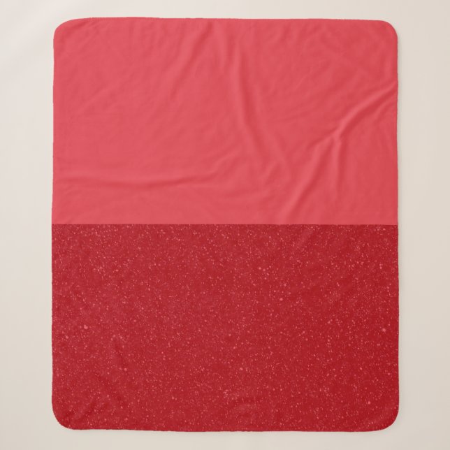 Cobertor Sherpa Tomate Vermelho Meia-Tom – Persona (Frente)