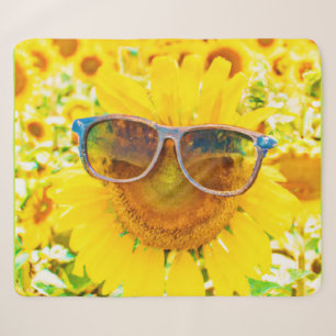 Cobertor Sherpa Tons de Girassol Chic