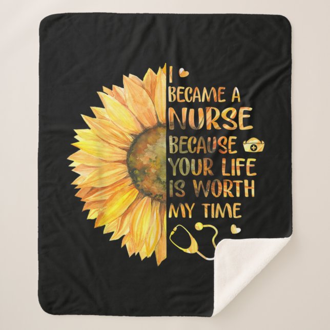 Cobertor Sherpa Tornei-Me Enfermeira (Frente)