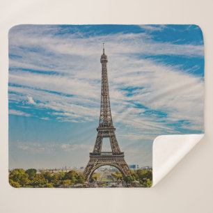 Cobertor Sherpa Torre Eiffel em Paris