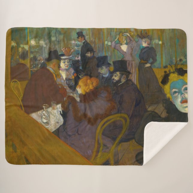 Cobertor Sherpa Toulouse-Lautrec - Na Rota (Frente (Horizontal))