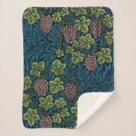 Cobertor Sherpa Trepadeira (por William Morris)