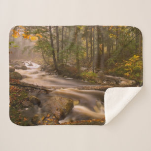 Cobertor Sherpa Trilhas Fluindo Trilha Appalachiana Vermont